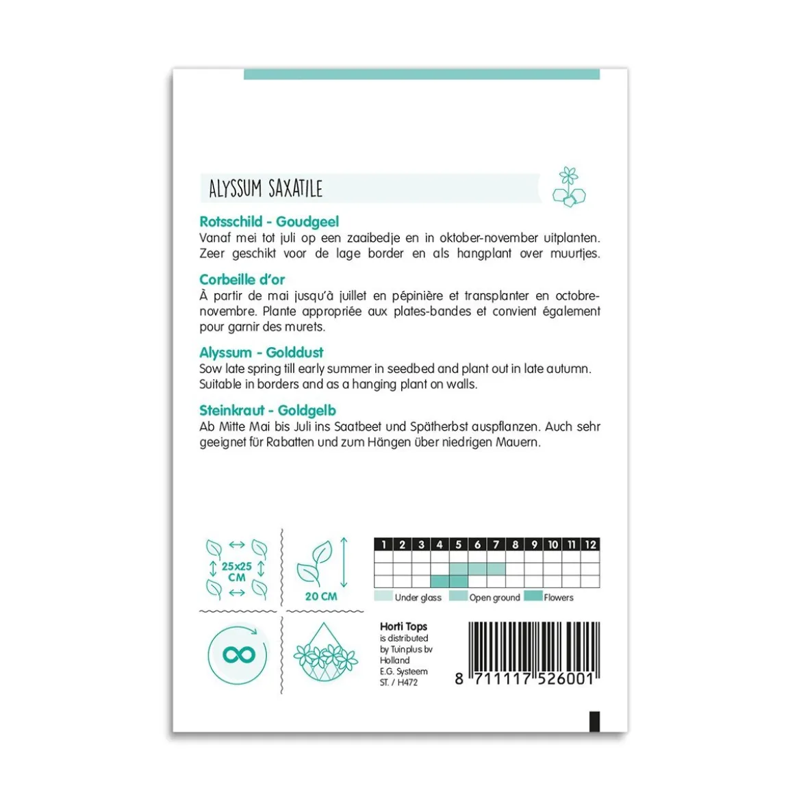 Alpe Guldslør frø - "Golddust"