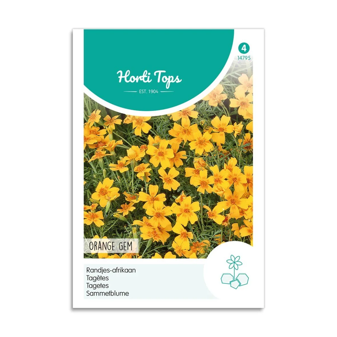 Appelsintagetes frø "Orange Gem"