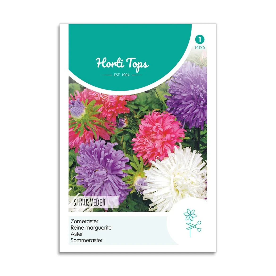 Asters frø mix "Struisveder"
