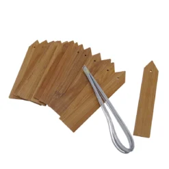 Bambus plantepinde H10 x15 cm - Brun