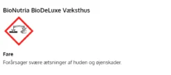 BioNutria Bio De Luxe, Væksthus gødning - 5 liter