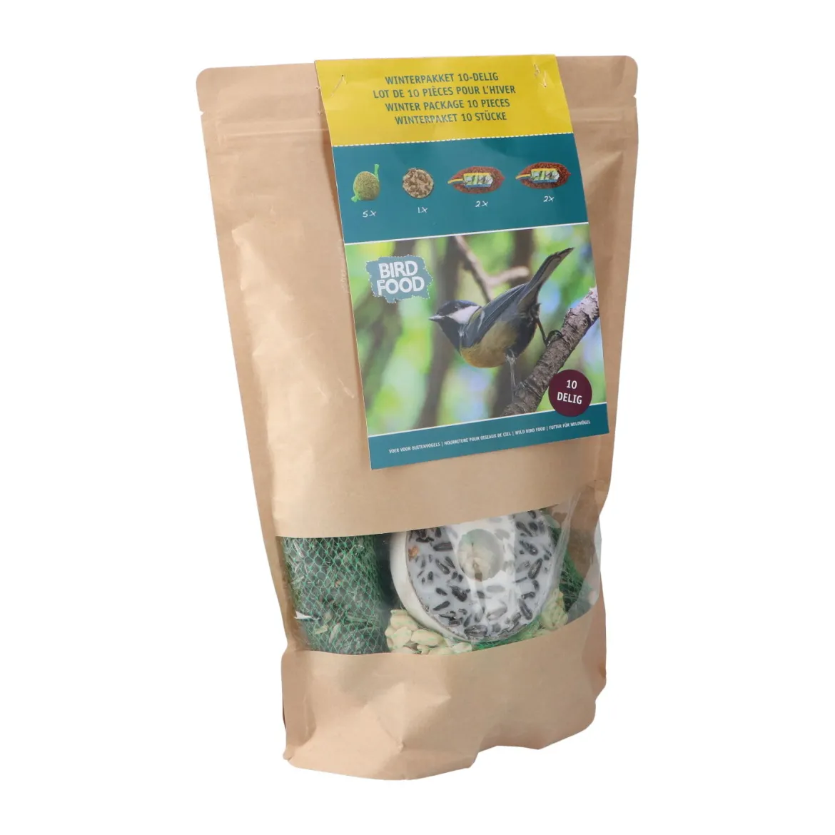 Blandet fuglefoder pakke - 10 stk