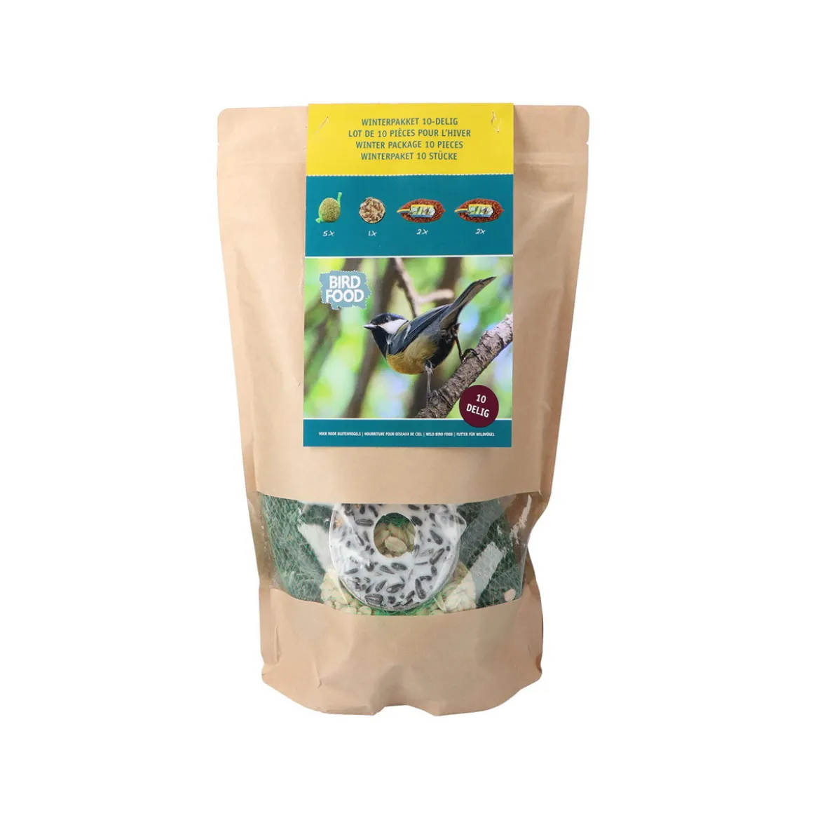Blandet fuglefoder pakke - 10 stk