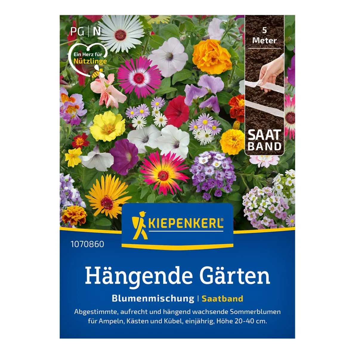 Blomsterblanding til altan – 5 meter såbånd