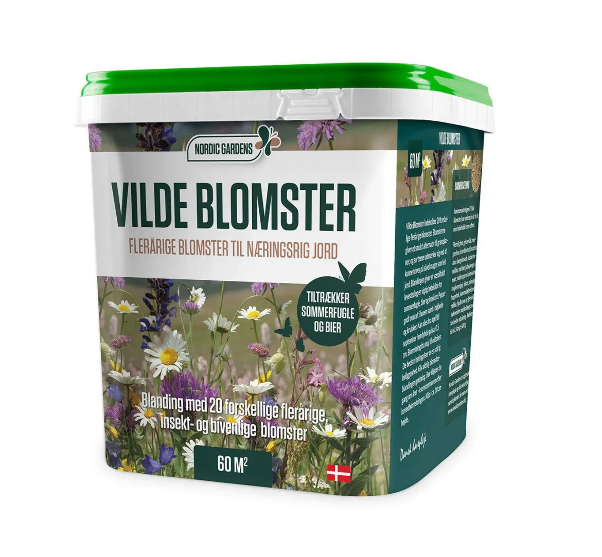 Blomsterblanding Vilde Blomster - 60 m2