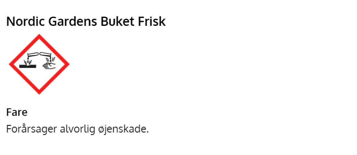 Buketfrisk flydende gødning - 300 ml