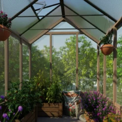 Drivhus cedertræ Natura 8,6 m2 Palram - Canopia