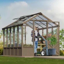 Drivhus cedertræ Natura 8,6 m2 Palram - Canopia
