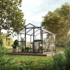 Drivhus - KGT Aptasia III, Antracitgrå - 7,53 m²