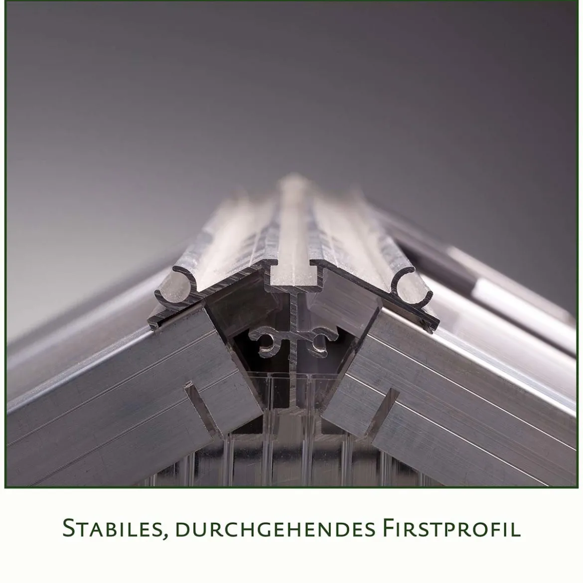 Drivhus - KGT Iris II, blank aluminium - 5,06 m2