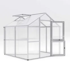 Drivhus - KGT Iris II, blank aluminium - 5,06 m2