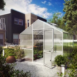 Drivhus - KGT Lilie III, blank aluminium - 9,59 m2