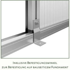 Drivhus - KGT Lilie III, blank aluminium - 9,59 m2