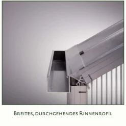 Drivhus - KGT Nelke III, blank aluminium - 9,59 m2