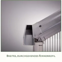 Drivhus - KGT Orchidee III, blank aluminium - 9,6 m2