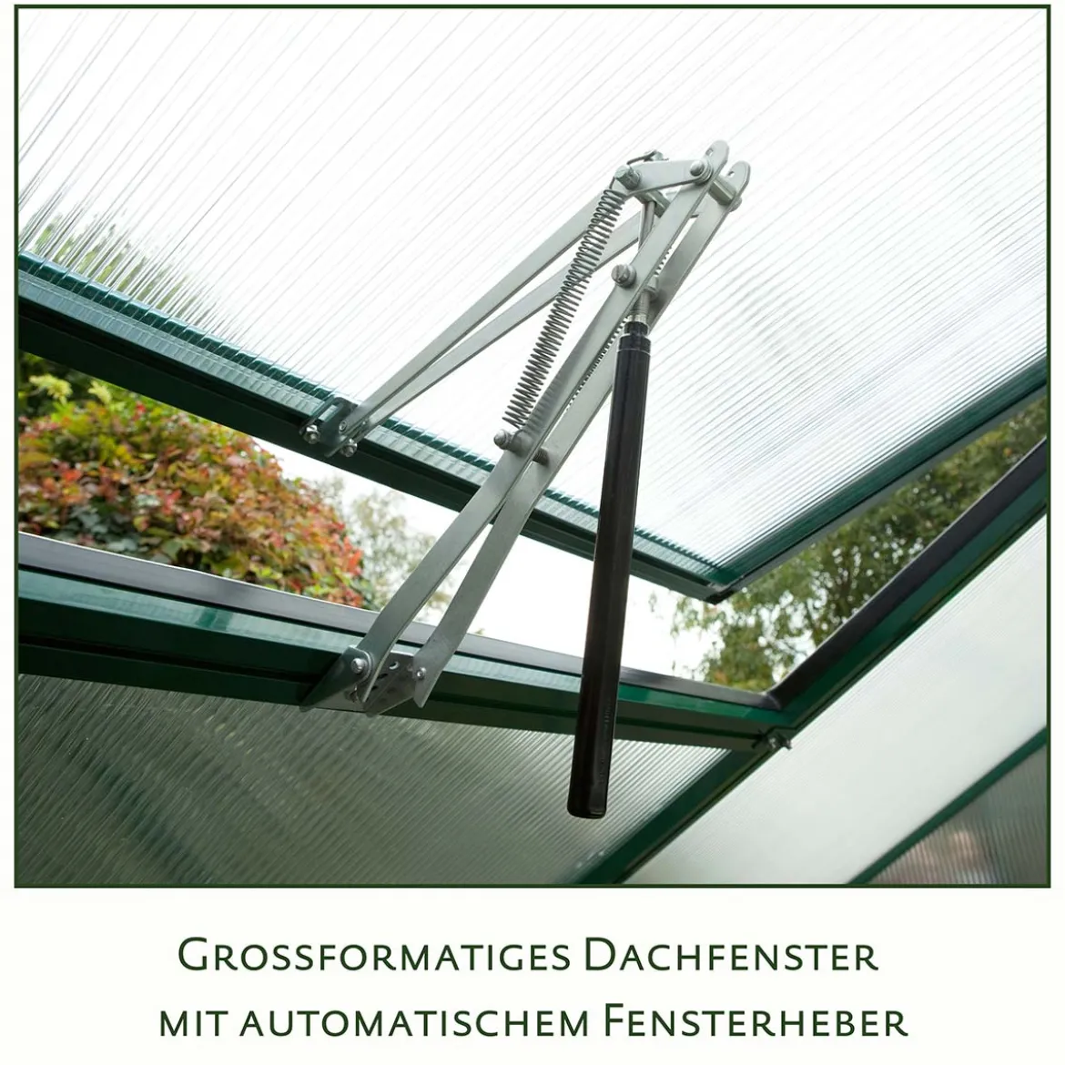 Drivhus - KGT Orchidee III, blank aluminium - 9,6 m2