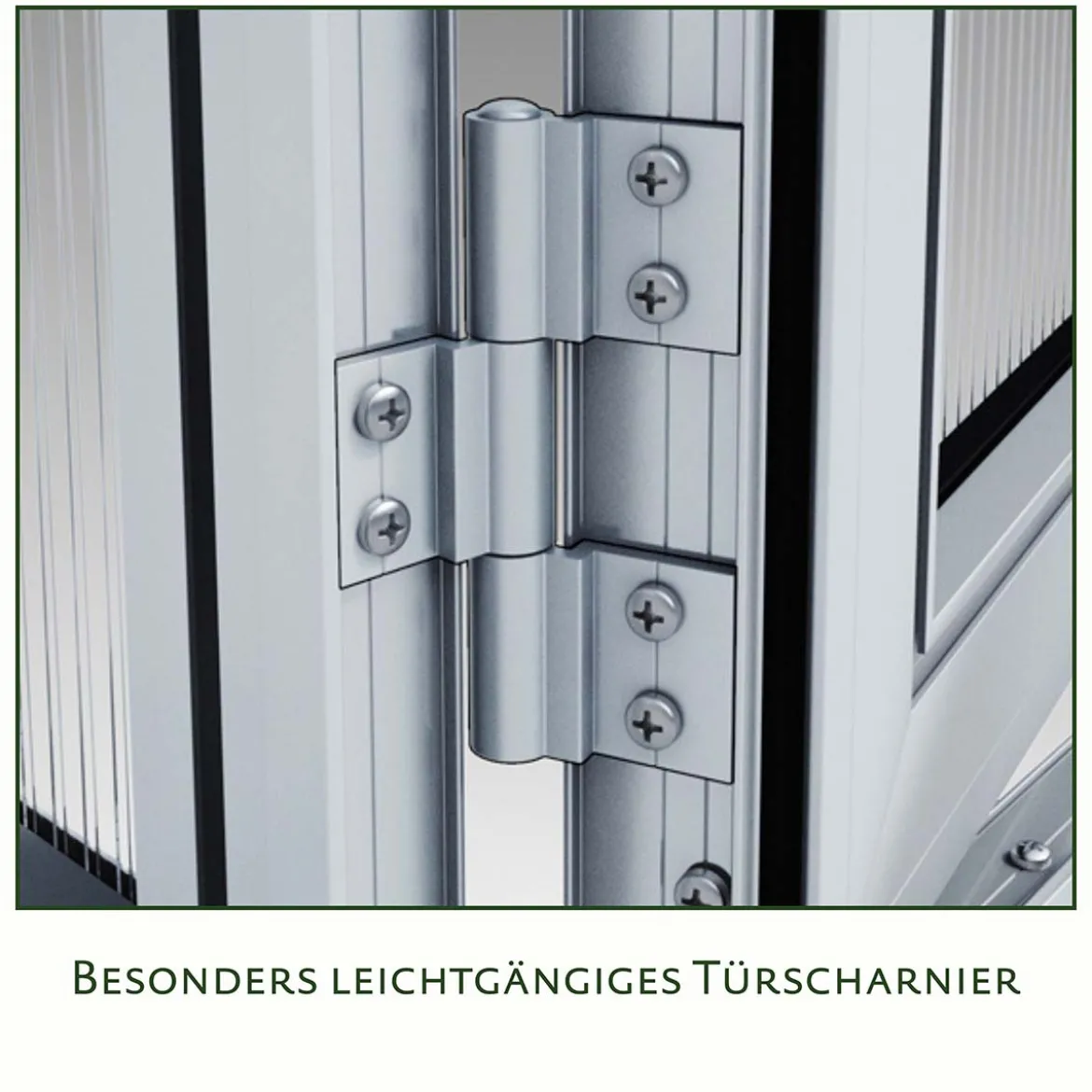 Drivhus - KGT Orchidee III, blank aluminium - 9,6 m2