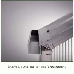 Drivhus - KGT Santini II, Blank aluminium - 6,1 m2
