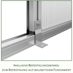 Drivhus - KGT Santini II - small, blank aluminium - 3,5 m2