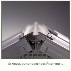 Drivhus - Model Rose II, Aluminium - 5 m2