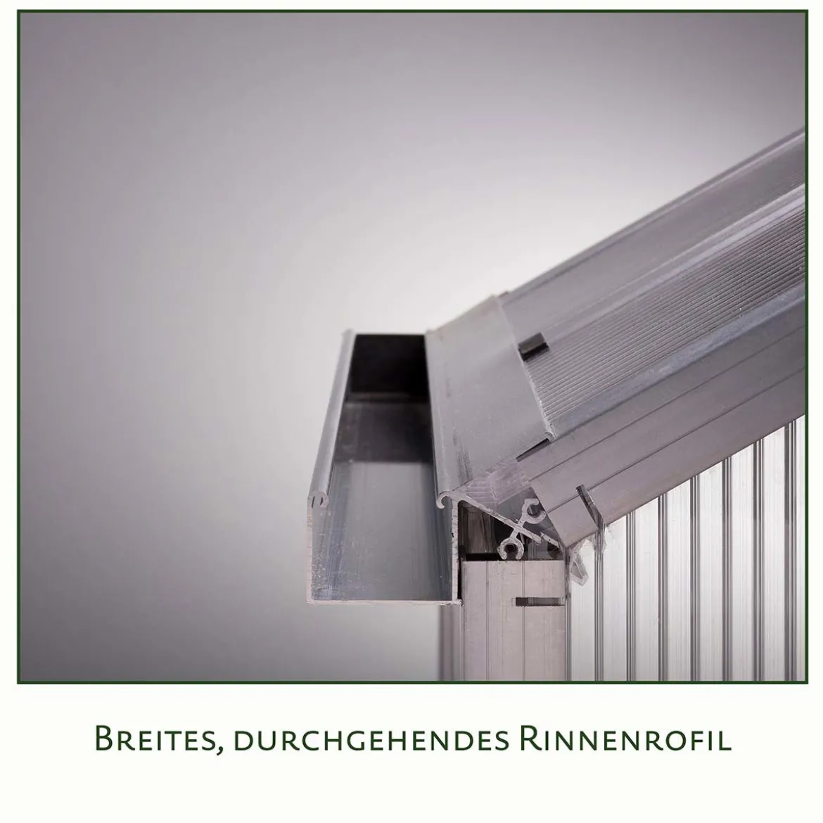 Drivhus - Model Rose II, Aluminium - 5 m2