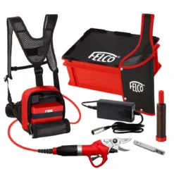 Felco 802+ elektrisk beskæresaks, komplet sæt