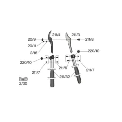Felco 211-50 grensaks 50cm