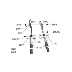 Felco 211-40 grensaks 40cm