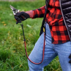 Felco 939 Sort/rød sikringssnor med alu karabinhage