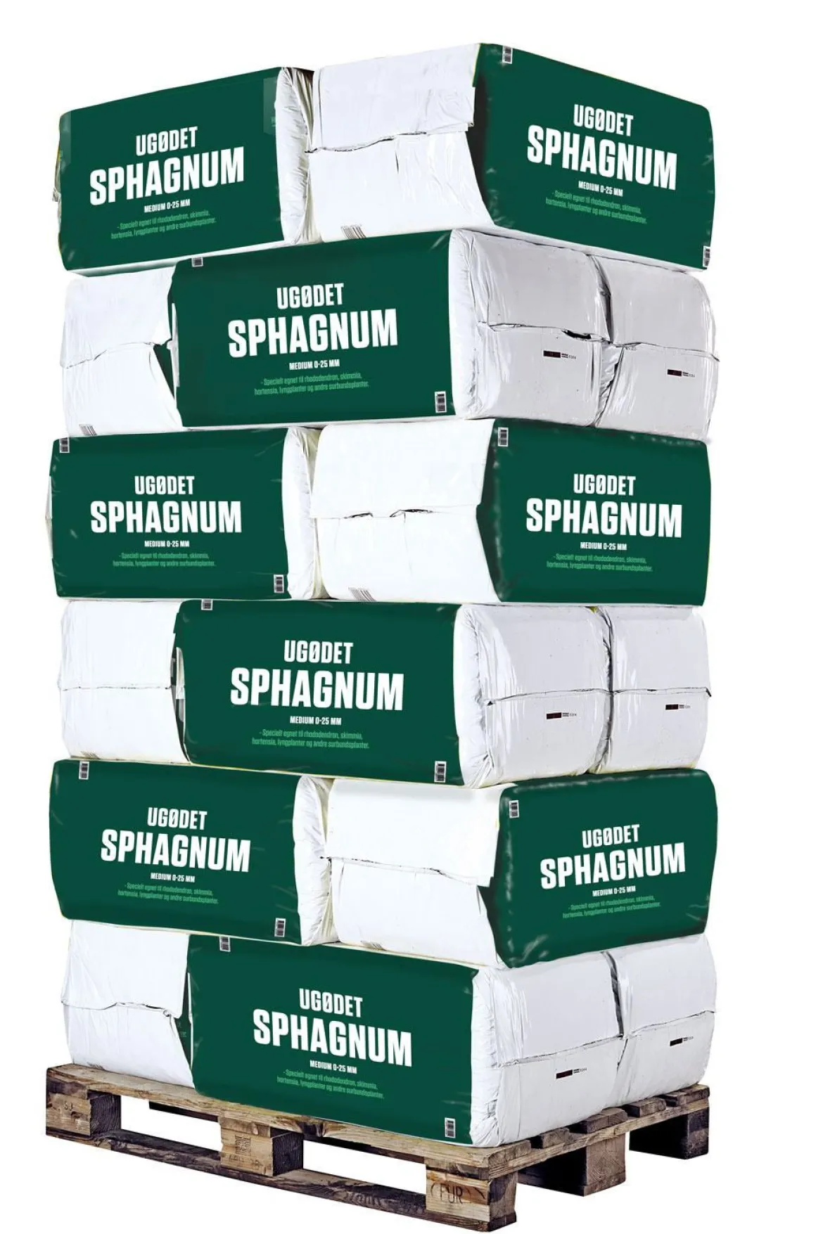 Fin gartnerspagnum - palle med 18 stk. á 300 ltr.