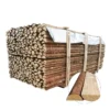 Flækkede granrafter med bark - Ø6-9 cm x 220 cm.