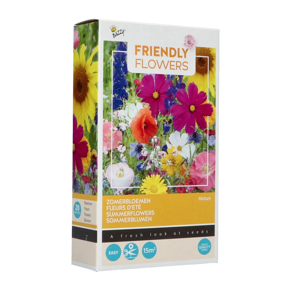 Friendly Flowers Blomsterblanding blomstereng - 15 m2