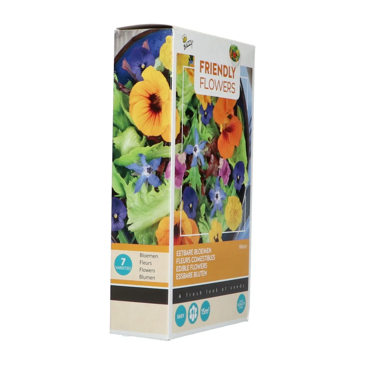 Friendly Flowers Blomsterblanding, spiselige blomster 15 m2