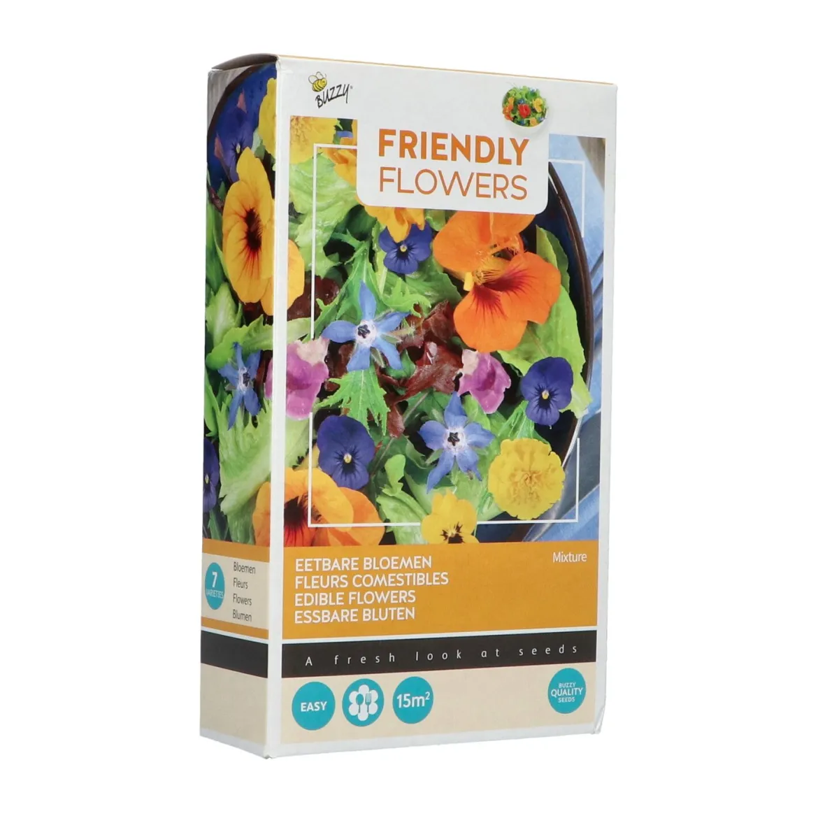 Friendly Flowers Blomsterblanding, spiselige blomster 15 m2