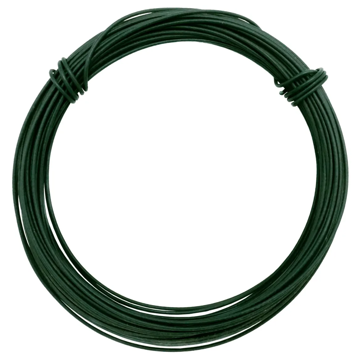 Galvaniseret hegnstråd m. PVC Grøn, Ø1,8/3,0 mm x 10 m