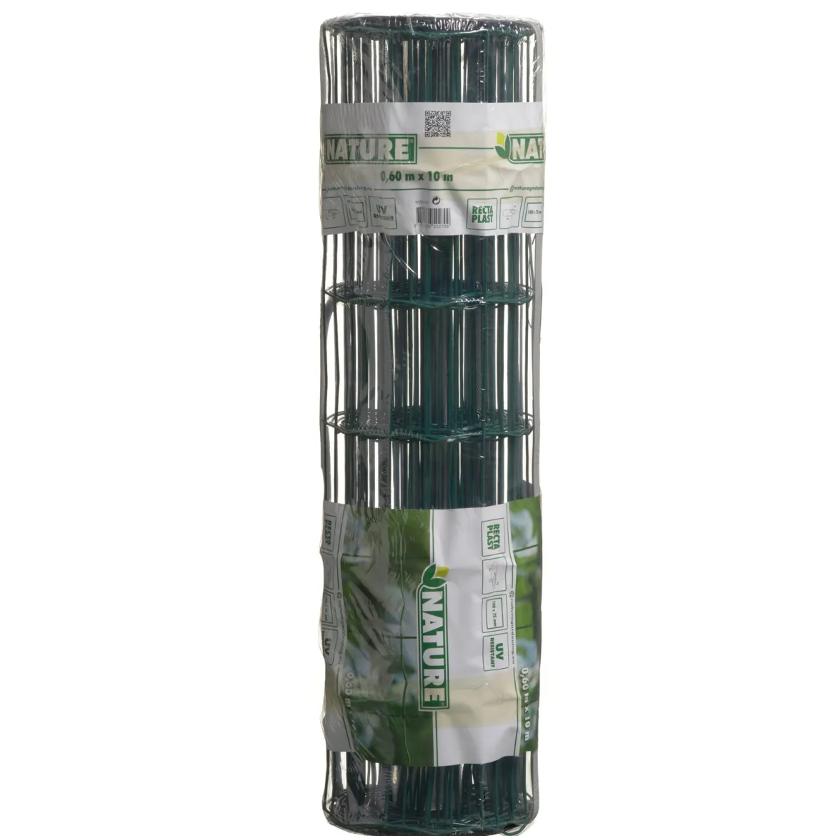 Galvaniseret Trådhegn m. PVC Grøn, 100x75 mm - 60 cm x 10 meter