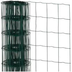 Galvaniseret Trådhegn m. PVC Grøn, 100x75 mm - 60 cm x 10 meter