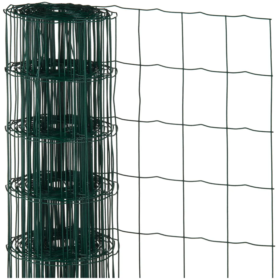Galvaniseret Trådhegn m. PVC Grøn, 100x75 mm - 60 cm x 10 meter