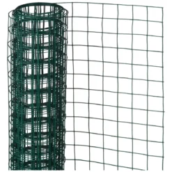 Galvaniseret Trådnet m. PVC Grøn, 6,4 mm - 1 x 3 meter