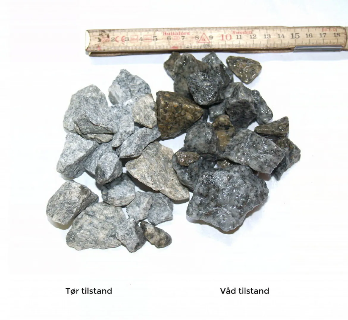 Granitskærver Grå 16/32 - 1000 kg.