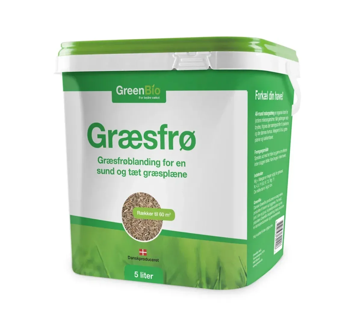 GreenBio Græsfrø - 60 m2
