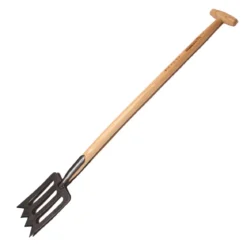 Have spork med T-greb i asketræ - 117 cm