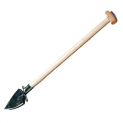 Hjerteformet spade med trin og askeskaft - 105 cm