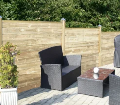 HORTUS 170 cm tillægsfag med topprofil flad afslutning og 1 mellem stolpe