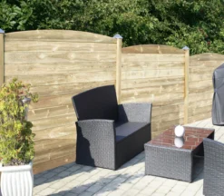 HORTUS 178,5 cm tillægsfag med topprofil buet afslutning og 1 mellem stolpe