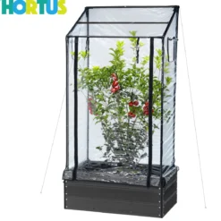 HORTUS høj drivhus 130/150 x 87 x 47 cm