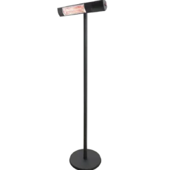 HORTUS terrassevarmer gulvmodel GT 500/1000/1500W sort inkl. fjernbetjening