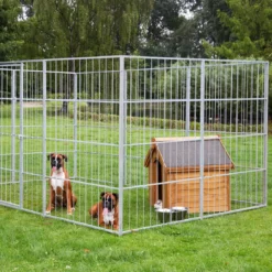 Hundegård stor model (9 sidemoduler + 1 lågemodul)