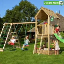 Jungle Gym Club legetårn komplet inkl. climb module xtra ekskl. rutschebane