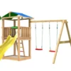 Jungle Gym Hut legetårn inkl. swing modul og rutschebane